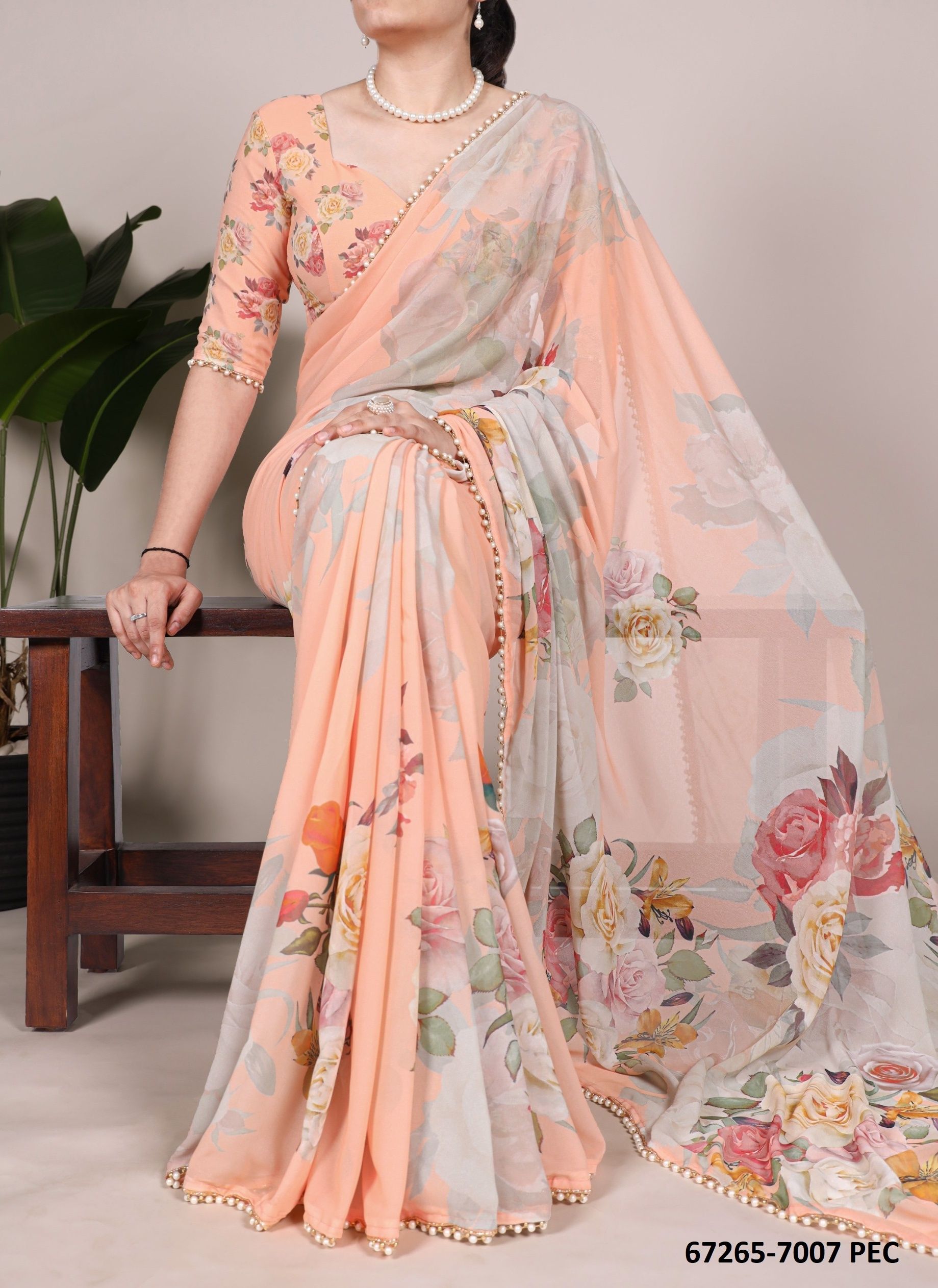 DESIGN 7007 - Catalog # 67265 (Set of 12 Sarees) DESIGN 7007 - Catalog # 67265 (Set of 12 Sarees)