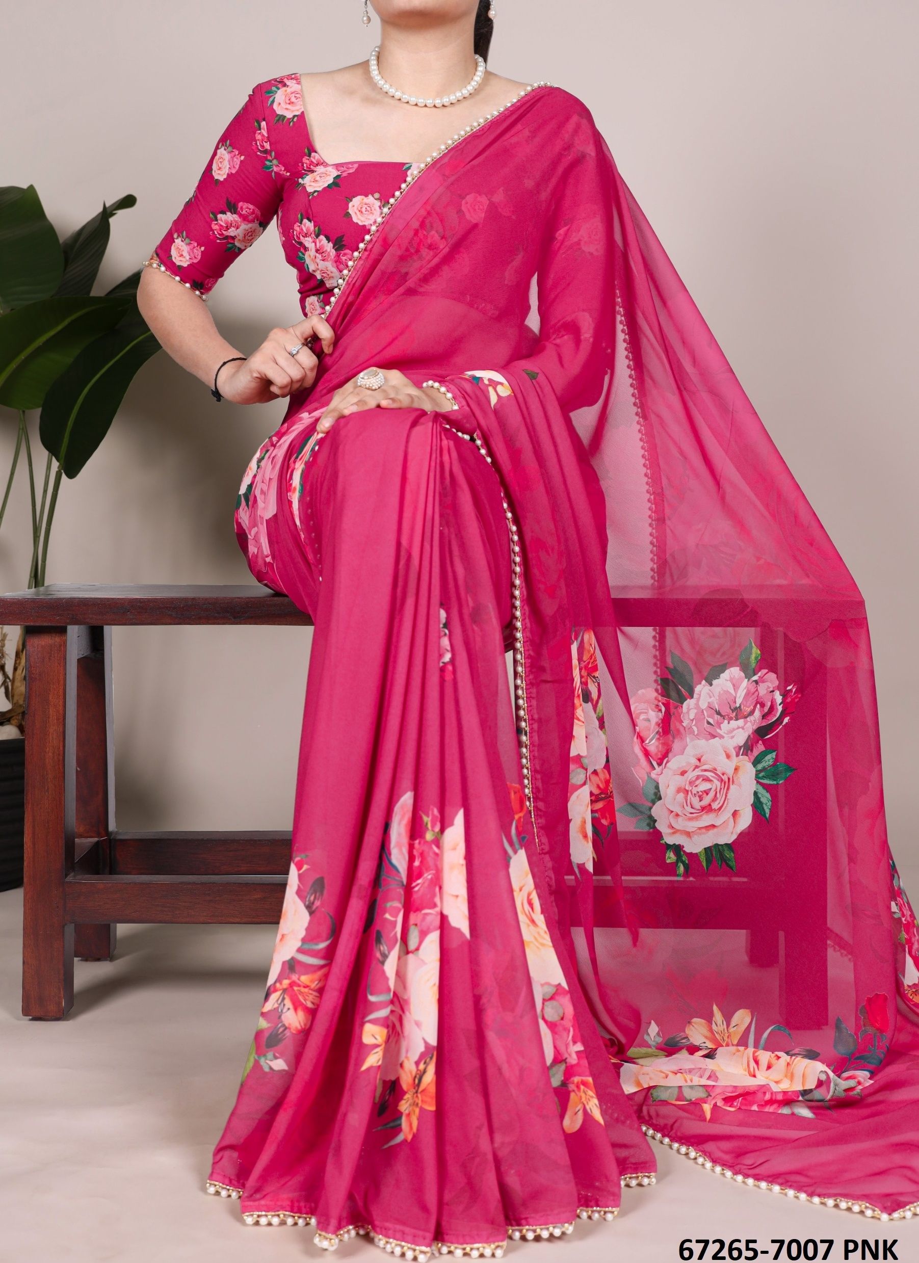 DESIGN 7007 - Catalog # 67265 (Set of 12 Sarees) DESIGN 7007 - Catalog # 67265 (Set of 12 Sarees)