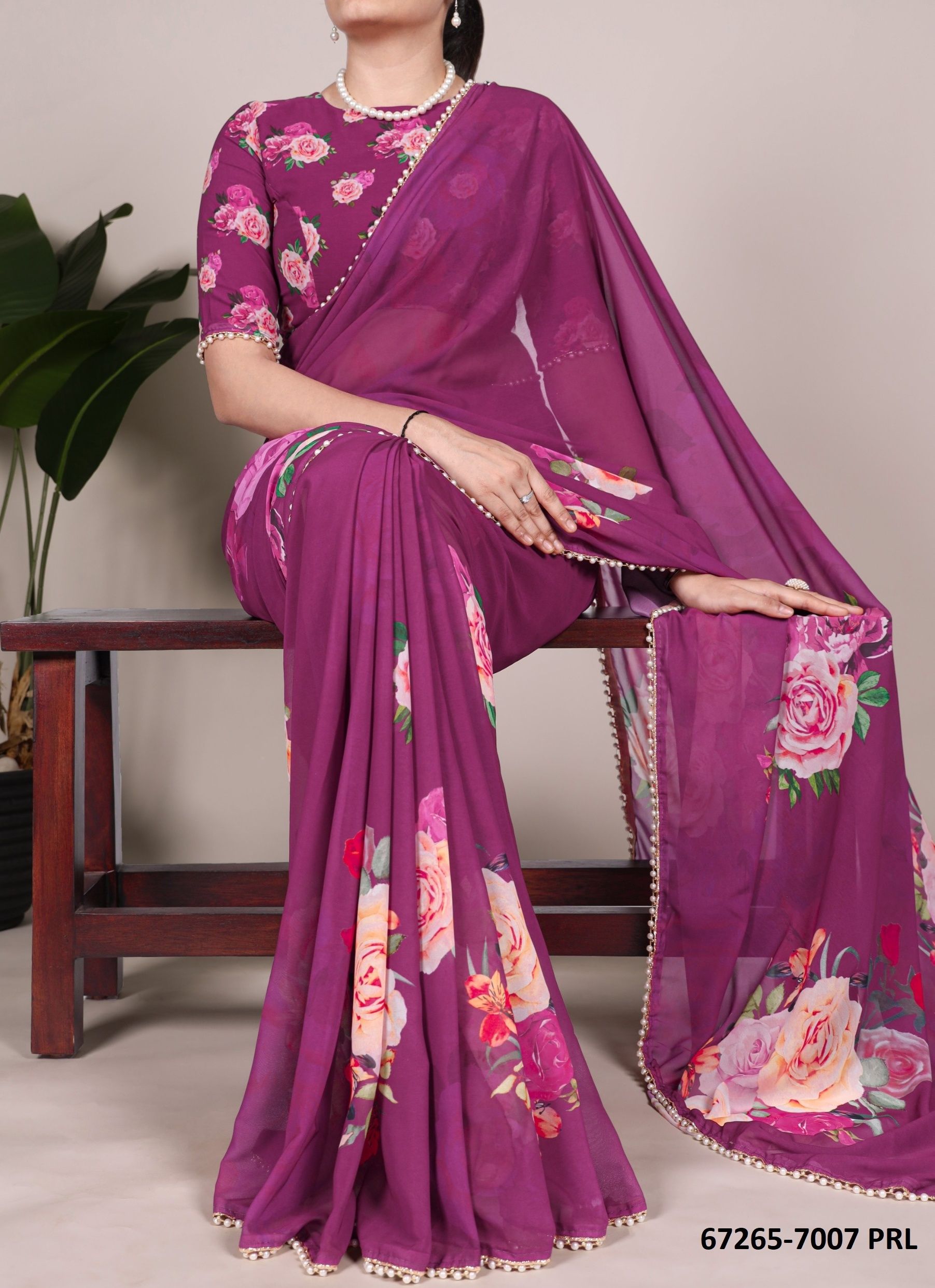 DESIGN 7007 - Catalog # 67265 (Set of 12 Sarees) DESIGN 7007 - Catalog # 67265 (Set of 12 Sarees)