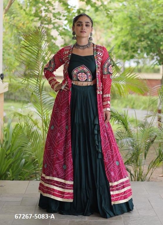 DESIGN 5083 - Catalog # 67267 (Set of 3 Readymade Lehengas) DESIGN 5083 - Catalog # 67267 (Set of 3 Readymade Lehengas)