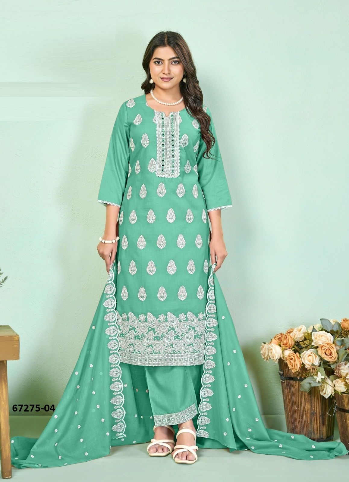 DIXA - Catalog # 67275 (Set of 4 SIZE-SETS [Readymade Salwar Suits])