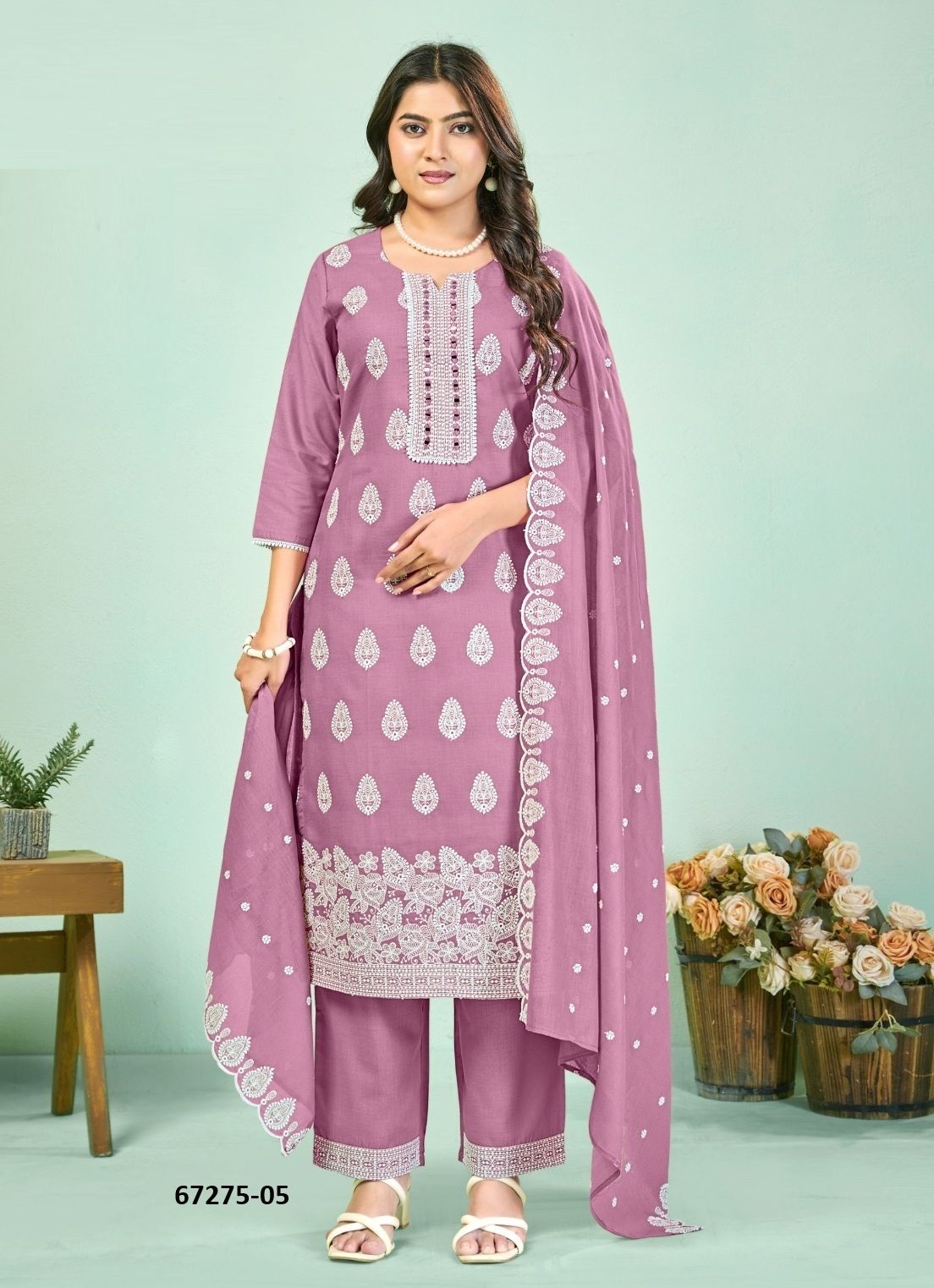 DIXA - Catalog # 67275 (Set of 4 SIZE-SETS [Readymade Salwar Suits])
