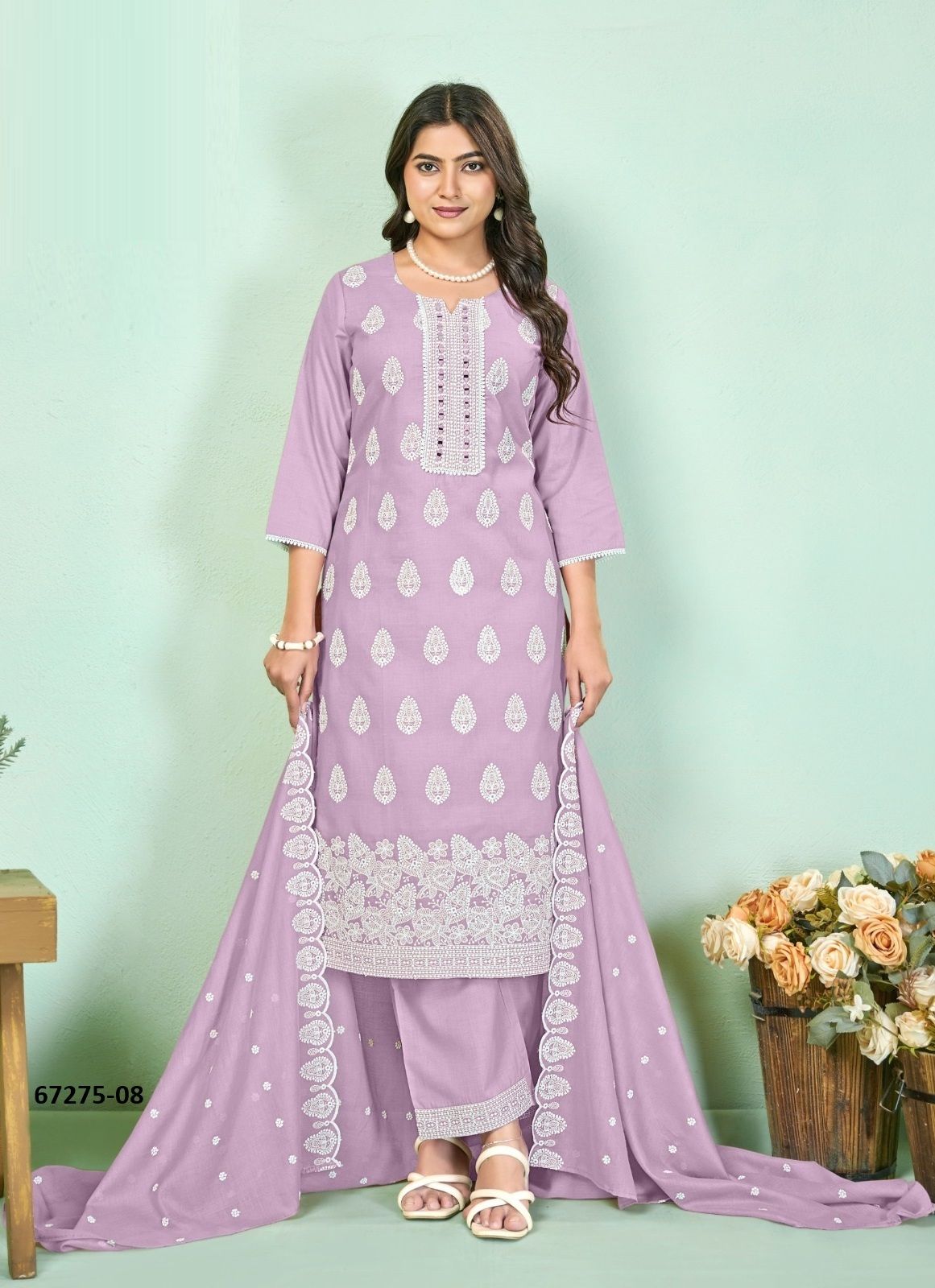 DIXA - Catalog # 67275 (Set of 4 SIZE-SETS [Readymade Salwar Suits])