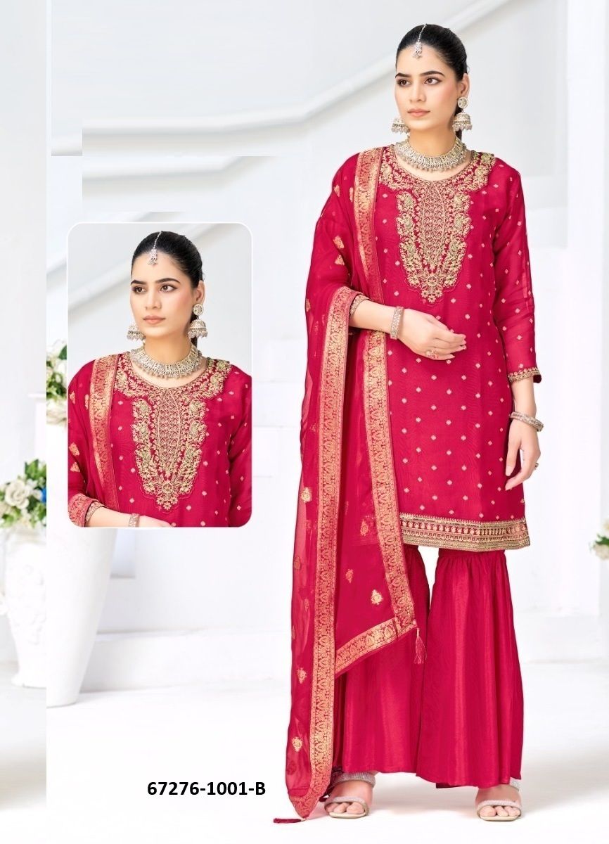 SONI KUDI - Catalog # 67276 (Set of 4 SIZE-SETS [Readymade Salwar Suits])