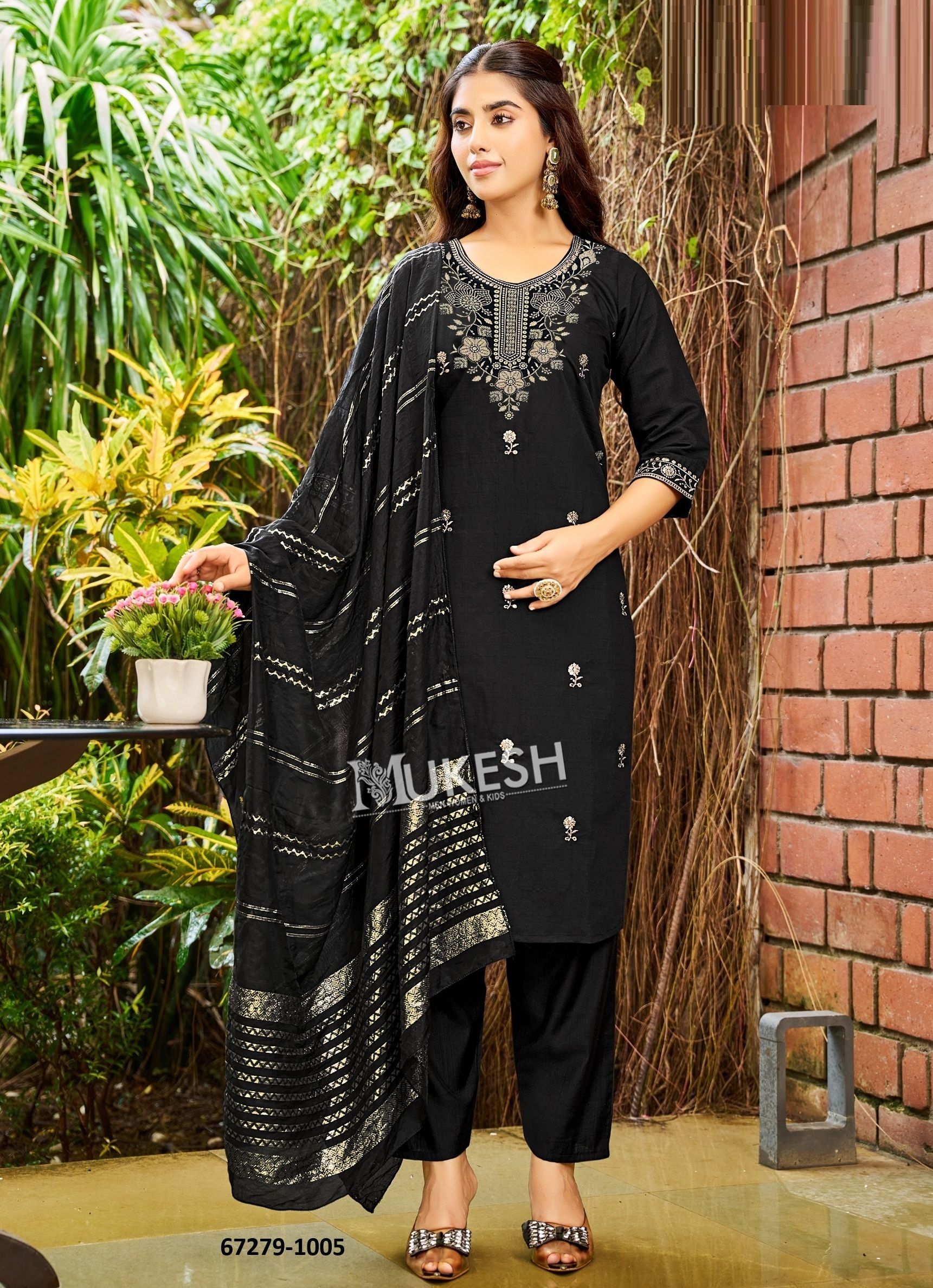 CHAHAT - Catalog # 67279 (Set of 8 Readymade Salwar Suits)