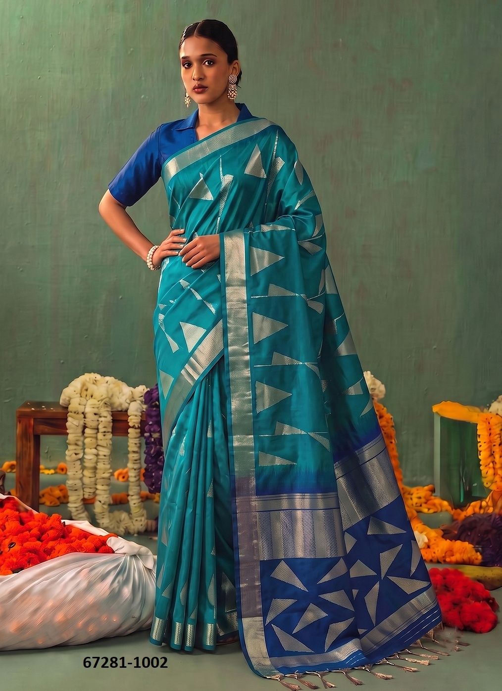 KAIRA SILK - Catalog # 67281 (Set of 6 Sarees) KAIRA SILK - Catalog # 67281 (Set of 6 Sarees)
