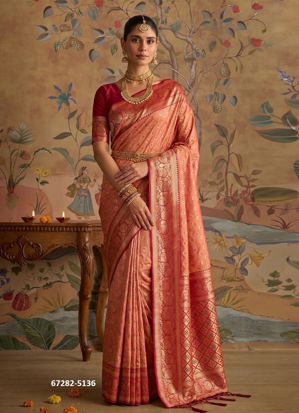 VANITA SILK 2 - Catalog # 67282 (Set of 4 Sarees) VANITA SILK 2 - Catalog # 67282 (Set of 4 Sarees)