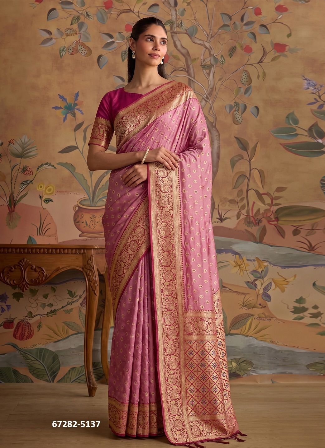 VANITA SILK 2 - Catalog # 67282 (Set of 4 Sarees) VANITA SILK 2 - Catalog # 67282 (Set of 4 Sarees)