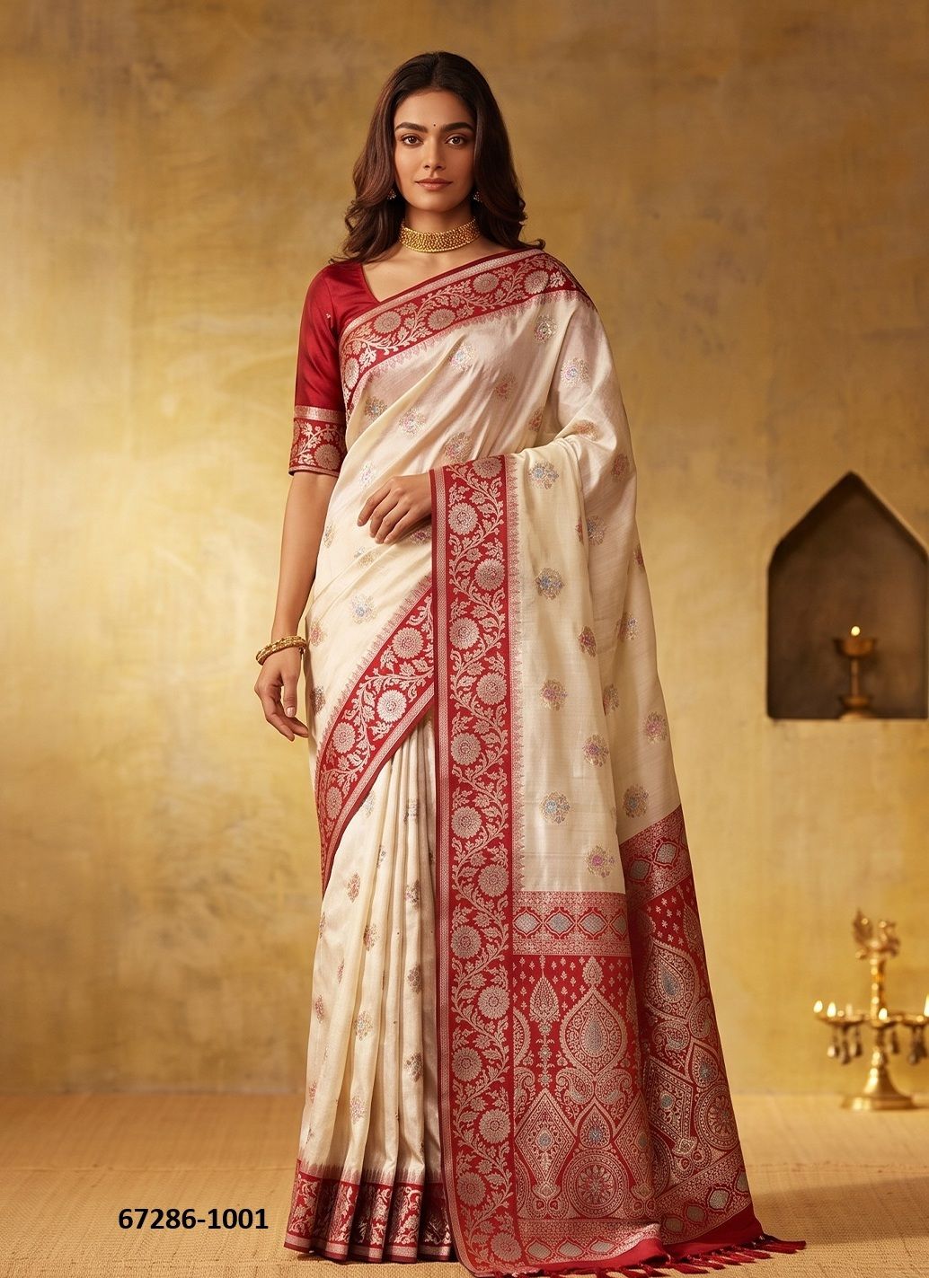 GEETANJALI - Catalog # 67286 (Set of 6 Sarees) GEETANJALI - Catalog # 67286 (Set of 6 Sarees)
