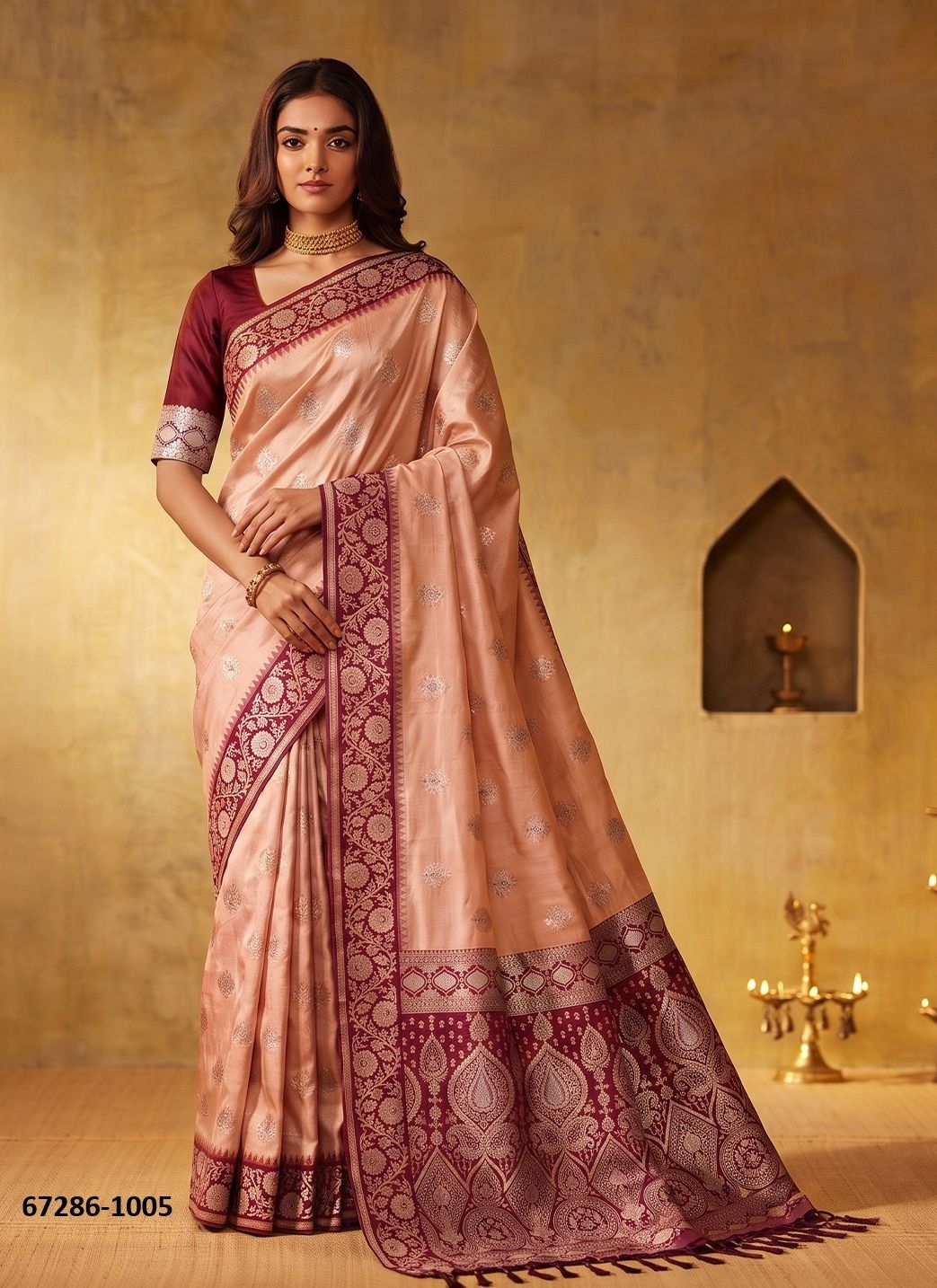 GEETANJALI - Catalog # 67286 (Set of 6 Sarees) GEETANJALI - Catalog # 67286 (Set of 6 Sarees)