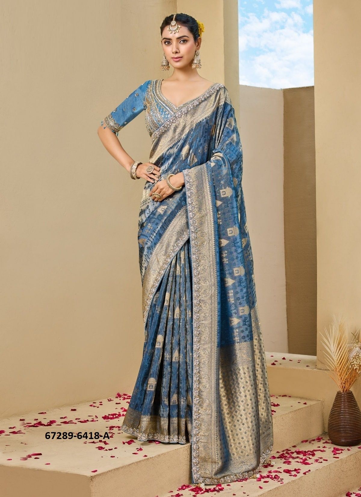 KUM KUM 10 - Catalog # 67289 (Set of 8 Sarees) KUM KUM 10 - Catalog # 67289 (Set of 8 Sarees)
