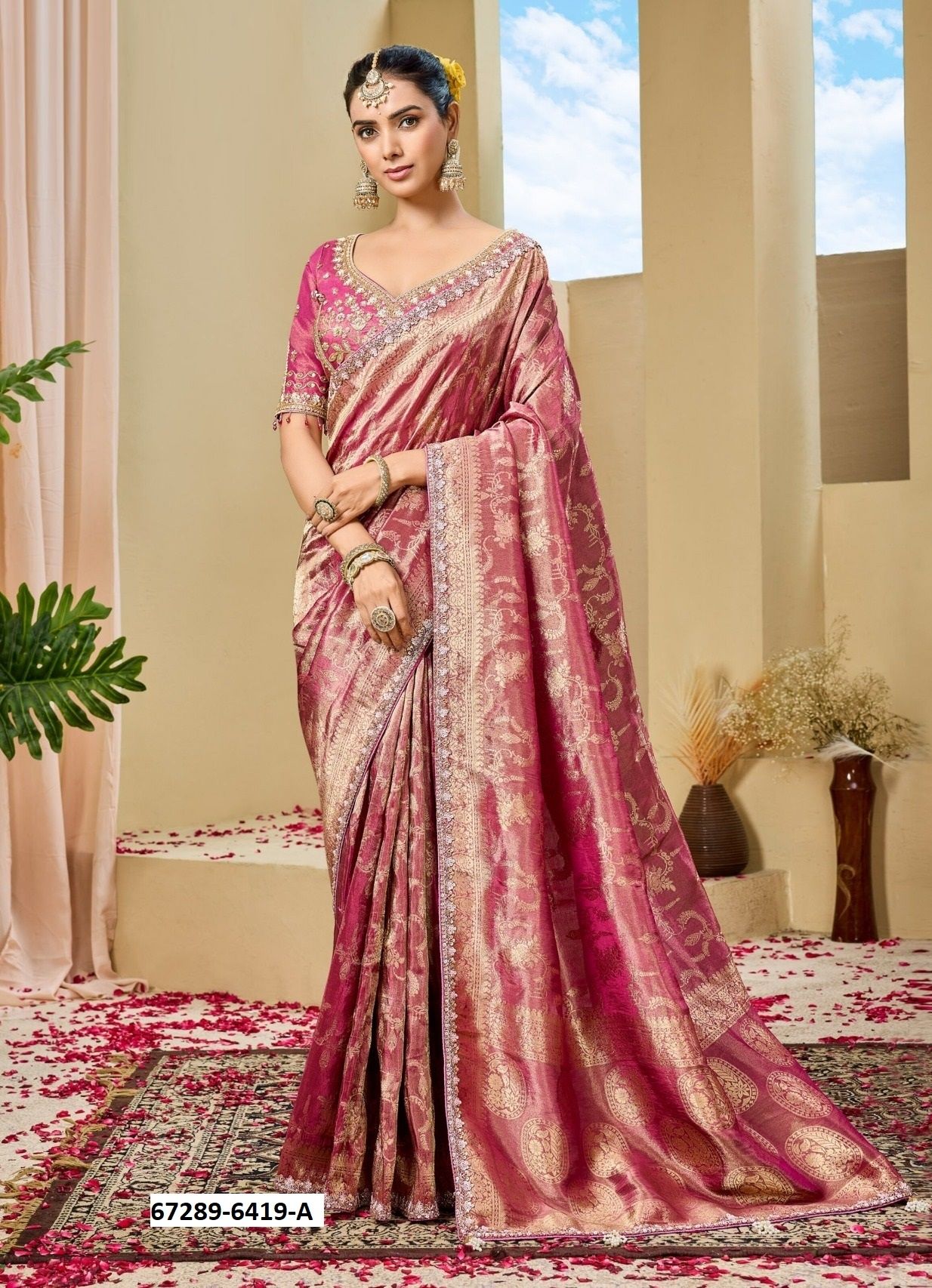 KUM KUM 10 - Catalog # 67289 (Set of 8 Sarees) KUM KUM 10 - Catalog # 67289 (Set of 8 Sarees)