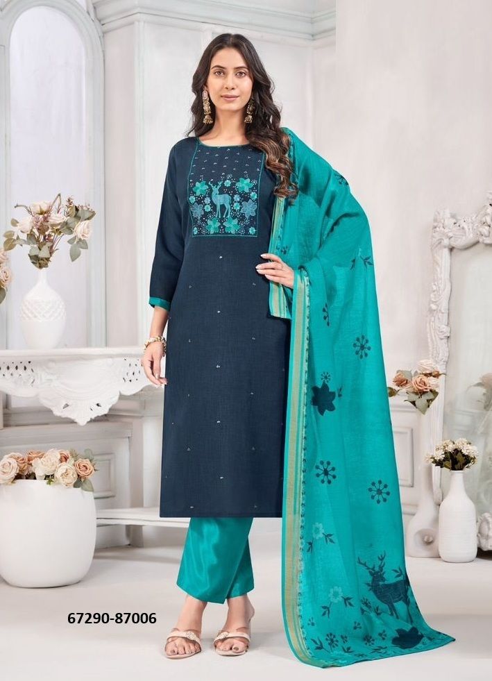 JULIANA - Catalog # 67290 (Set of 12 Readymade Salwar Suits) JULIANA - Catalog # 67290 (Set of 12 Readymade Salwar Suits)