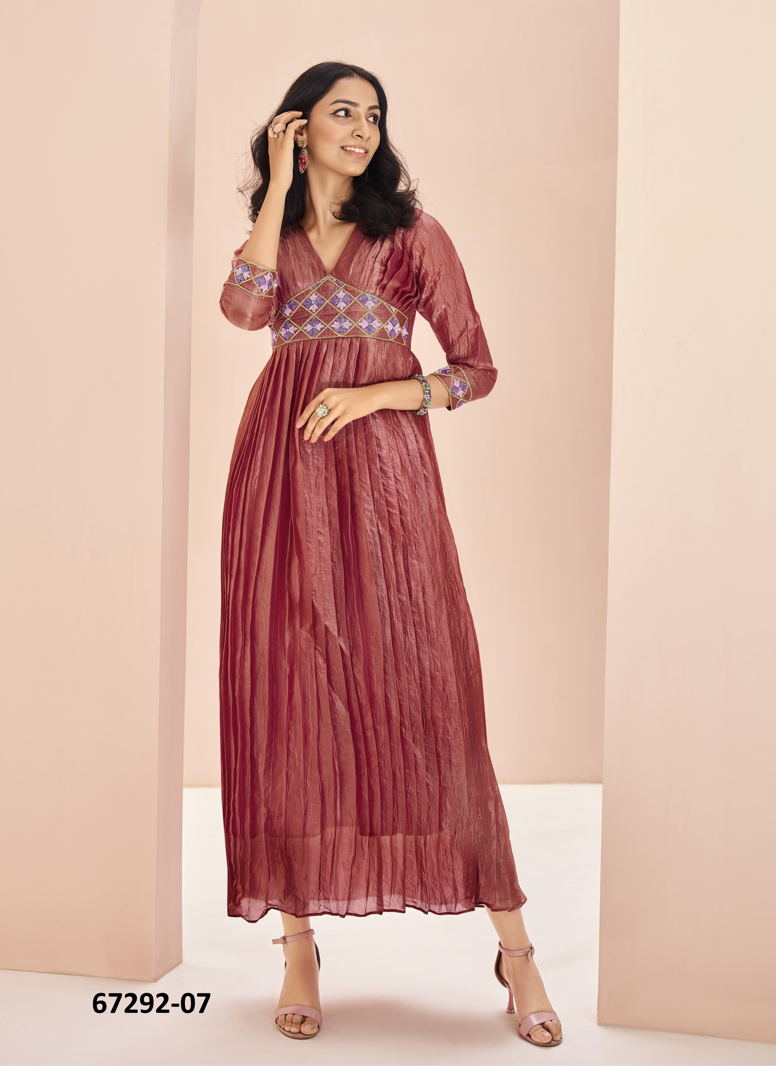 SAKHI - Catalog # 67292 (Set of 15 Readymade Women's Kurtis / Tops) SAKHI - Catalog # 67292 (Set of 15 Readymade Women's Kurtis / Tops)