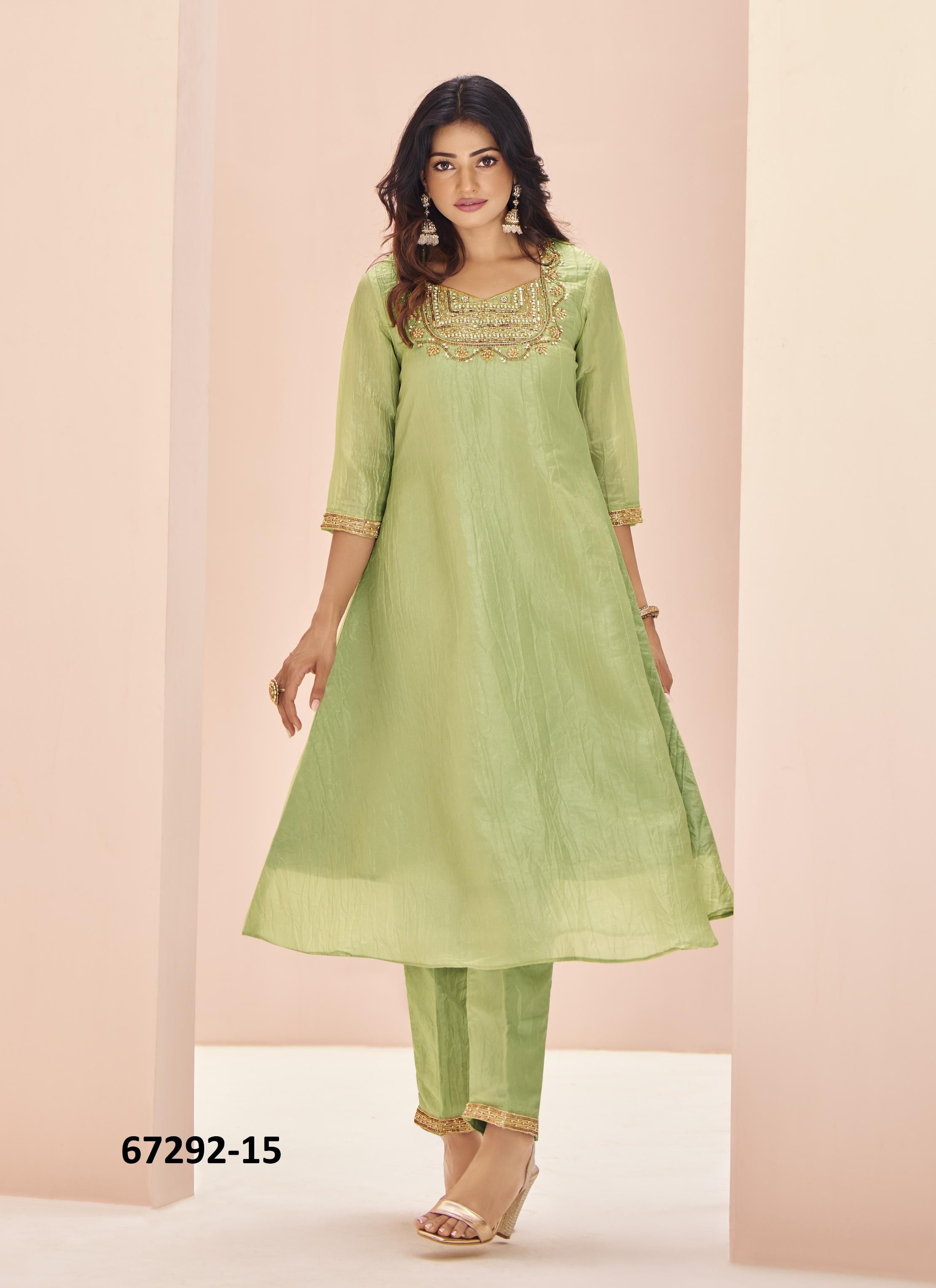 SAKHI - Catalog # 67292 (Set of 15 Readymade Women's Kurtis / Tops) SAKHI - Catalog # 67292 (Set of 15 Readymade Women's Kurtis / Tops)