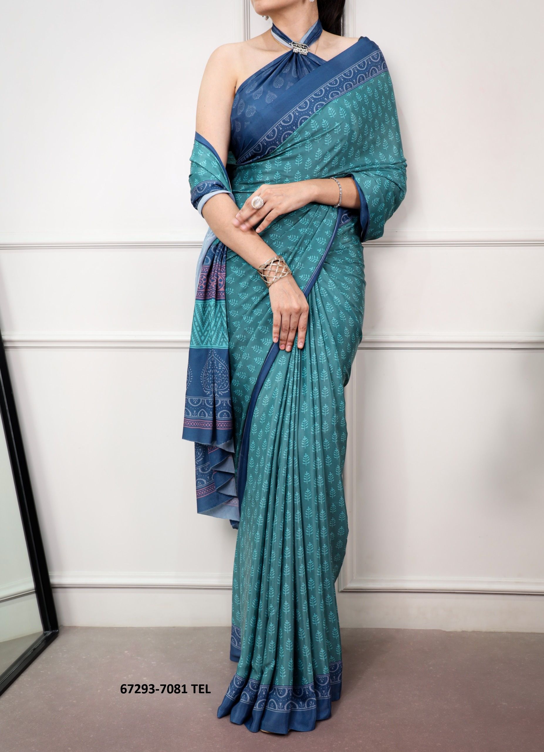 DESIGN 7081 - Catalog # 67293 (Set of 5 Sarees) DESIGN 7081 - Catalog # 67293 (Set of 5 Sarees)