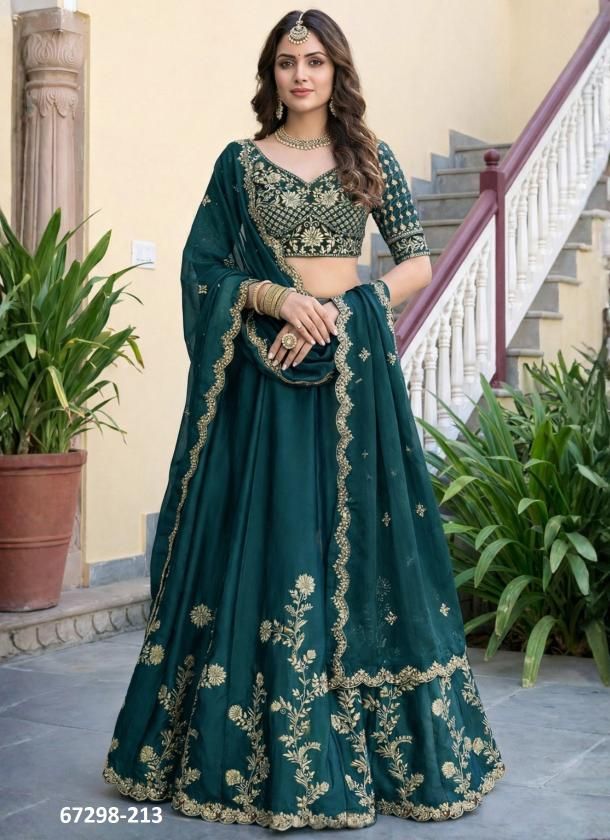 DESIGN 136 - Catalog # 67298 (Set of 20 Semi-Stitched Lehengas) DESIGN 136 - Catalog # 67298 (Set of 20 Semi-Stitched Lehengas)