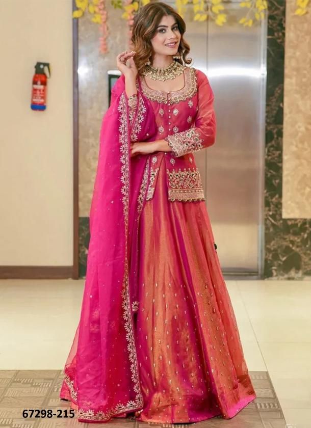DESIGN 136 - Catalog # 67298 (Set of 20 Semi-Stitched Lehengas) DESIGN 136 - Catalog # 67298 (Set of 20 Semi-Stitched Lehengas)