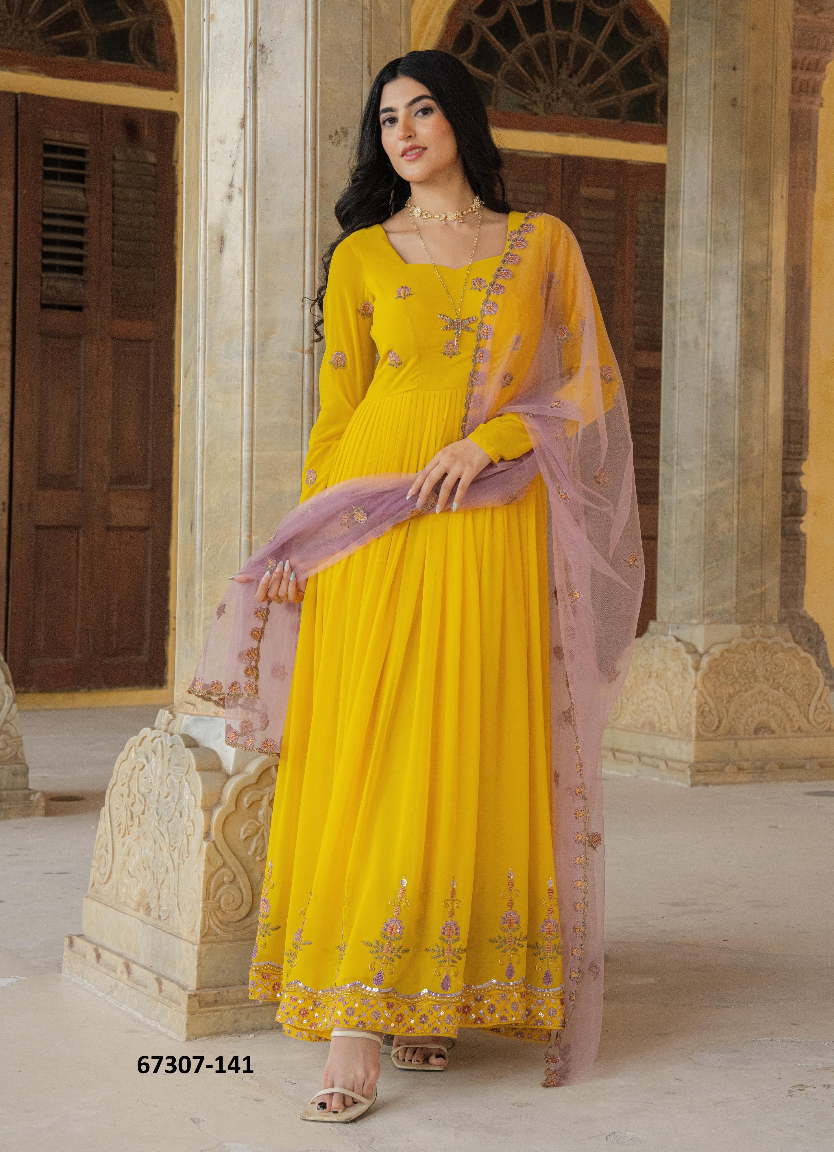 SWIGGY 141 - Catalog # 67307 (Set of 11 Readymade Gowns) SWIGGY 141 - Catalog # 67307 (Set of 11 Readymade Gowns)