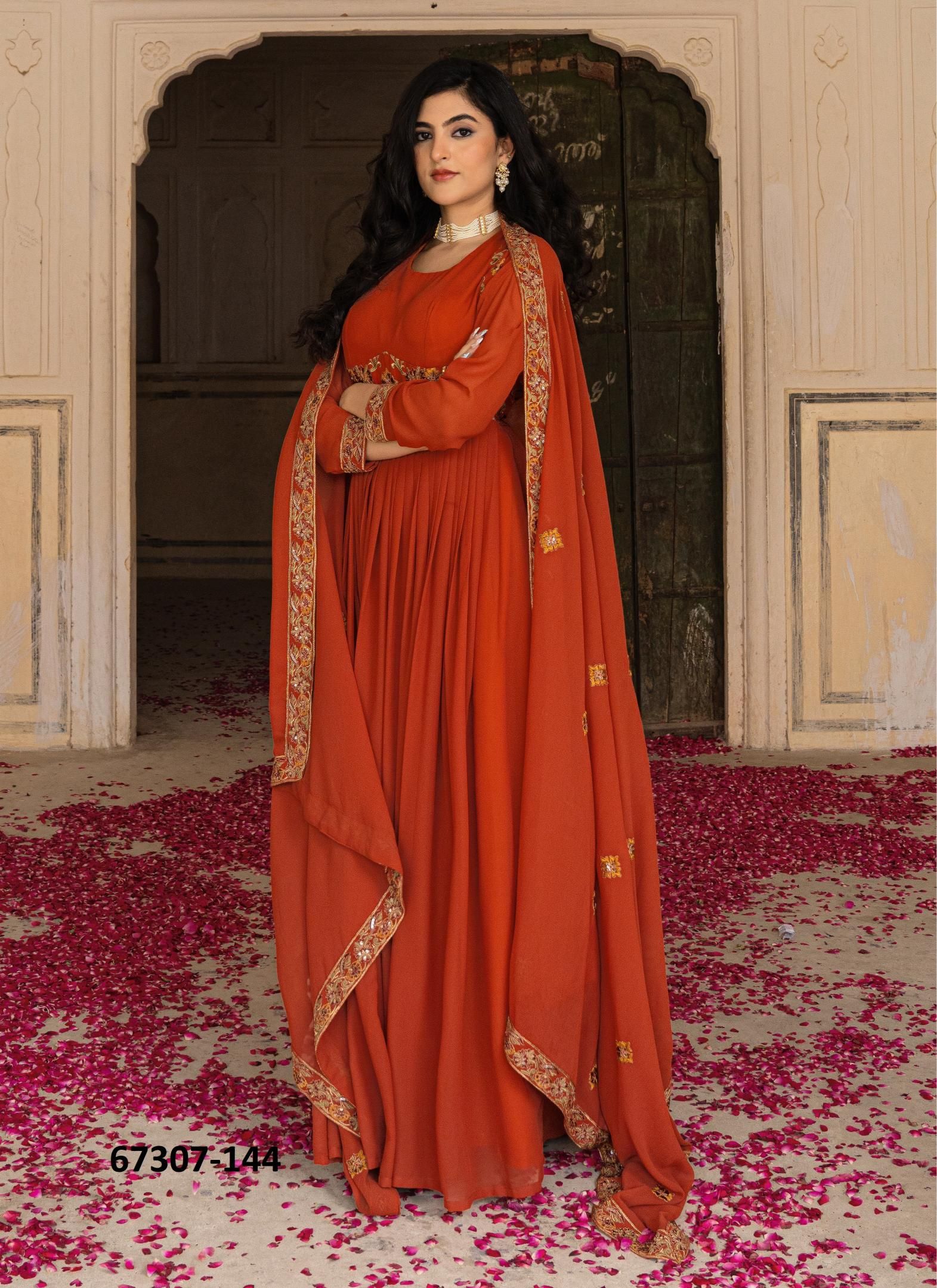 SWIGGY 141 - Catalog # 67307 (Set of 11 Readymade Gowns) SWIGGY 141 - Catalog # 67307 (Set of 11 Readymade Gowns)