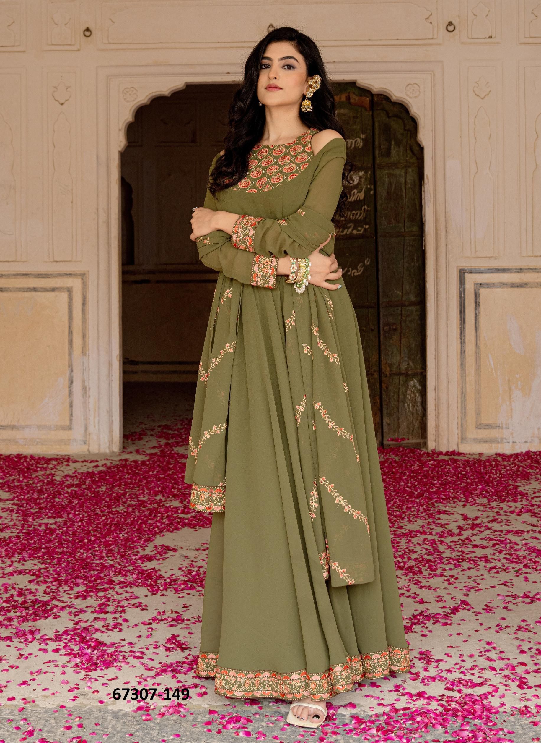 SWIGGY 141 - Catalog # 67307 (Set of 11 Readymade Gowns) SWIGGY 141 - Catalog # 67307 (Set of 11 Readymade Gowns)