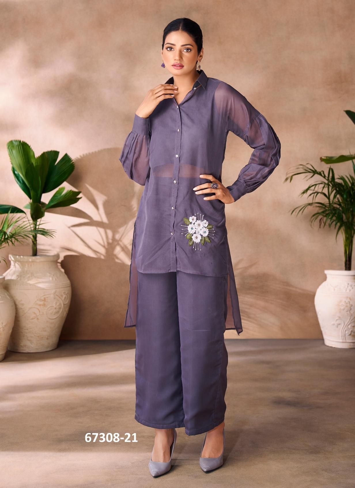 NIGHTINGALE - Catalog # 67308 (Set of 10 Indo-Western Outfits) NIGHTINGALE - Catalog # 67308 (Set of 10 Indo-Western Outfits)