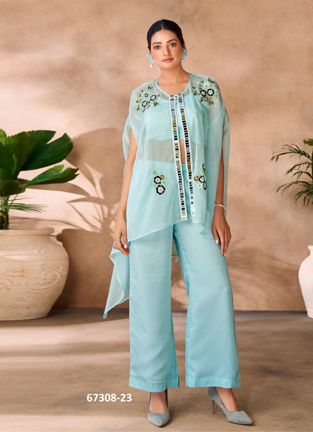 NIGHTINGALE - Catalog # 67308 (Set of 10 Indo-Western Outfits) NIGHTINGALE - Catalog # 67308 (Set of 10 Indo-Western Outfits)