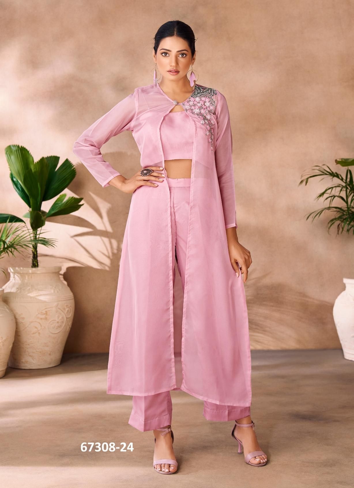 NIGHTINGALE - Catalog # 67308 (Set of 10 Indo-Western Outfits) NIGHTINGALE - Catalog # 67308 (Set of 10 Indo-Western Outfits)