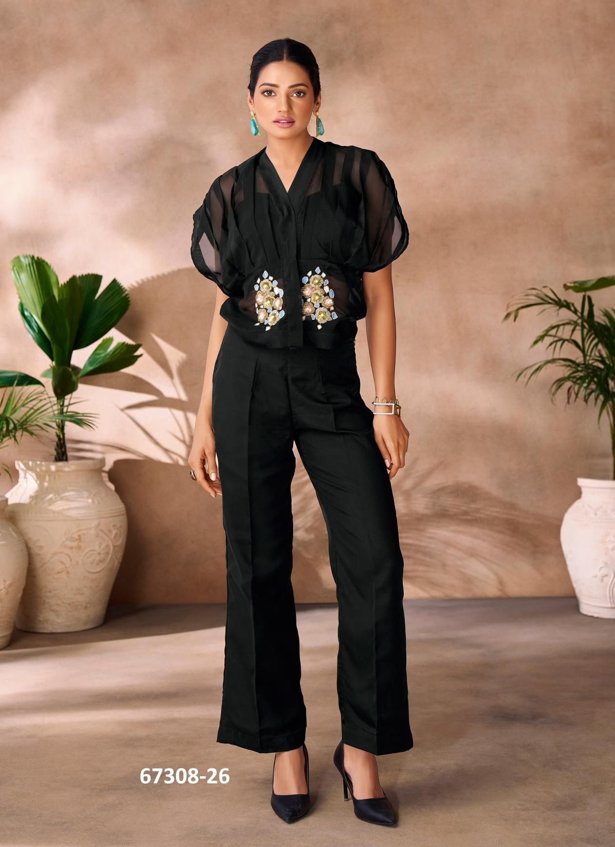 NIGHTINGALE - Catalog # 67308 (Set of 10 Indo-Western Outfits) NIGHTINGALE - Catalog # 67308 (Set of 10 Indo-Western Outfits)
