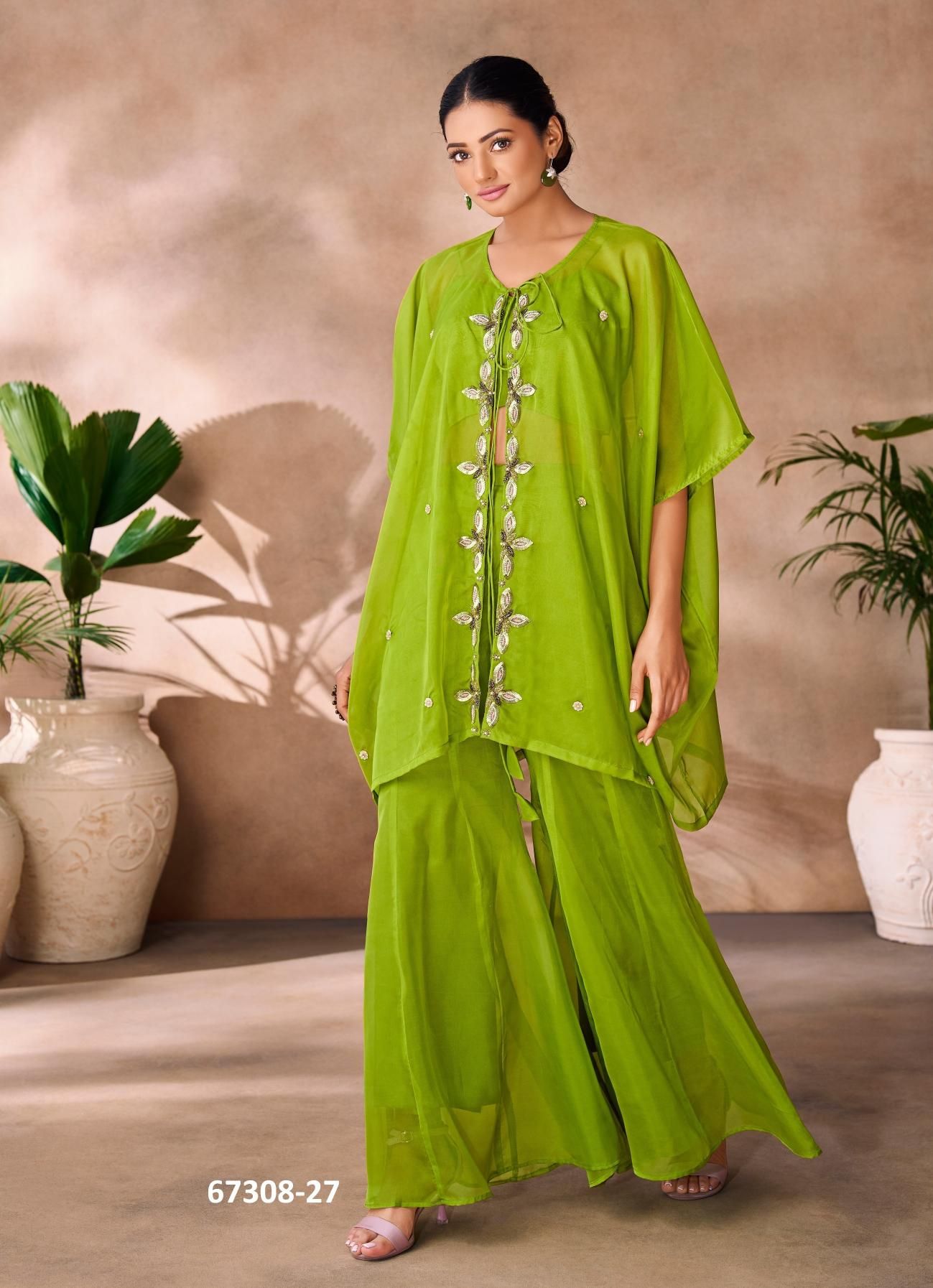 NIGHTINGALE - Catalog # 67308 (Set of 10 Indo-Western Outfits) NIGHTINGALE - Catalog # 67308 (Set of 10 Indo-Western Outfits)