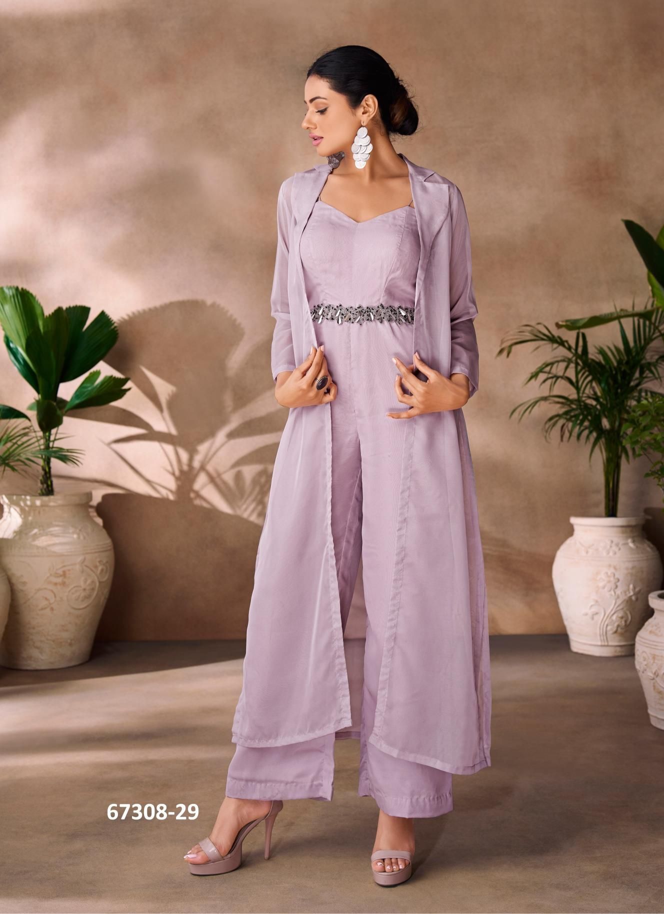 NIGHTINGALE - Catalog # 67308 (Set of 10 Indo-Western Outfits) NIGHTINGALE - Catalog # 67308 (Set of 10 Indo-Western Outfits)