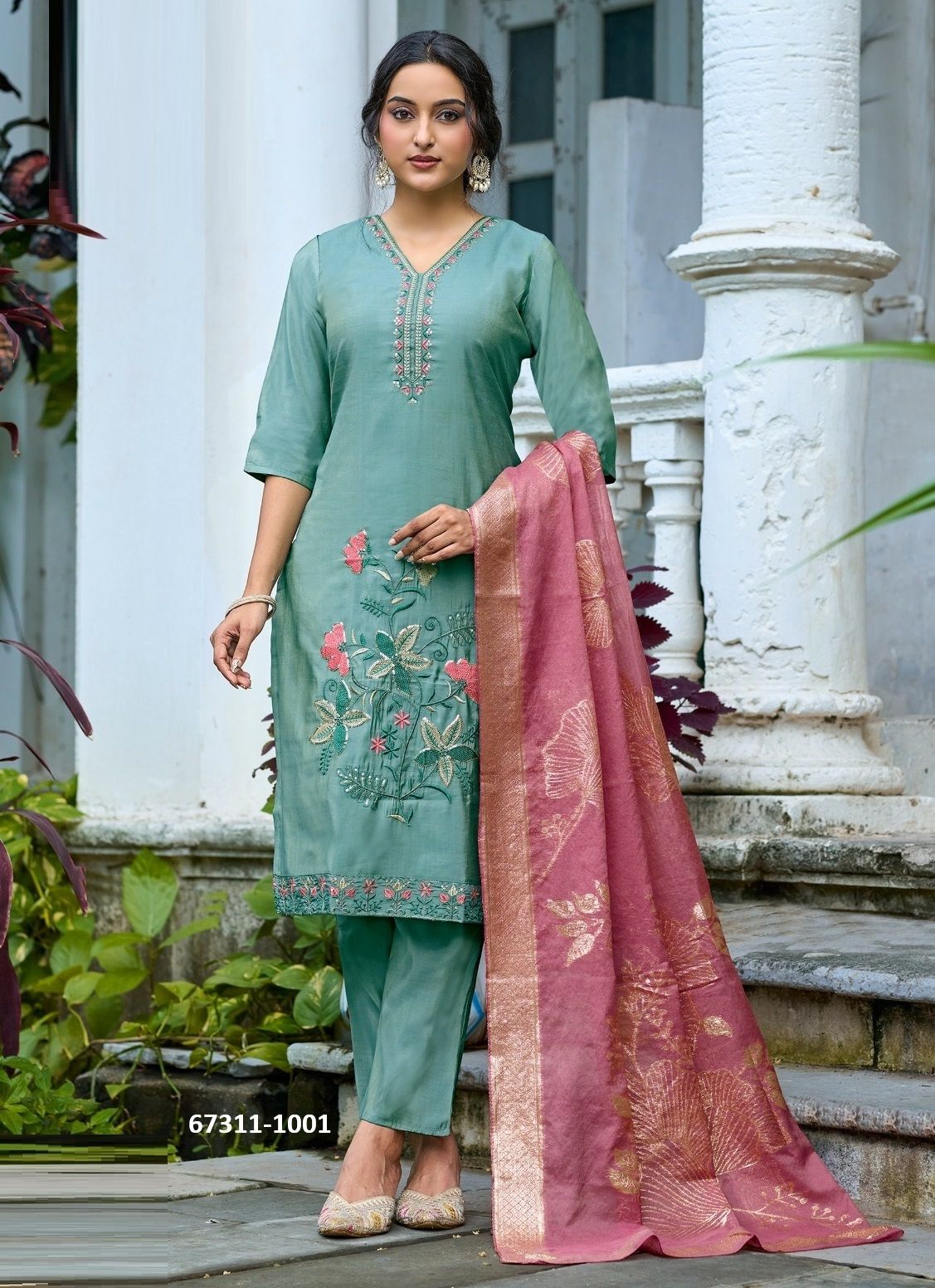SANSKAR - Catalog # 67311 (Set of 8 Readymade Salwar Suits) SANSKAR - Catalog # 67311 (Set of 8 Readymade Salwar Suits)