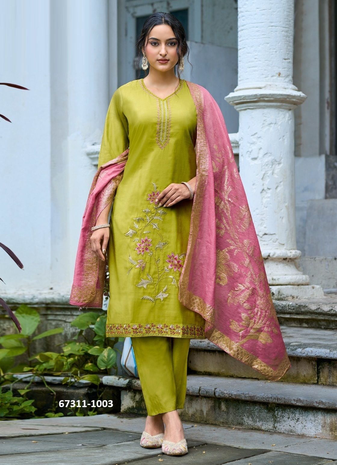 SANSKAR - Catalog # 67311 (Set of 8 Readymade Salwar Suits) SANSKAR - Catalog # 67311 (Set of 8 Readymade Salwar Suits)