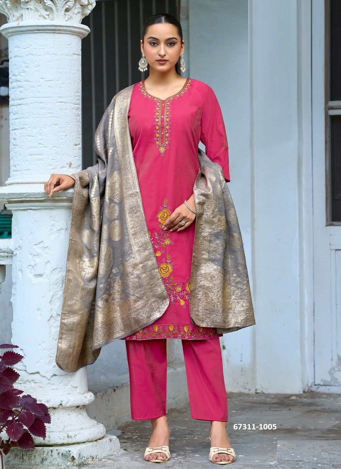 SANSKAR - Catalog # 67311 (Set of 8 Readymade Salwar Suits) SANSKAR - Catalog # 67311 (Set of 8 Readymade Salwar Suits)
