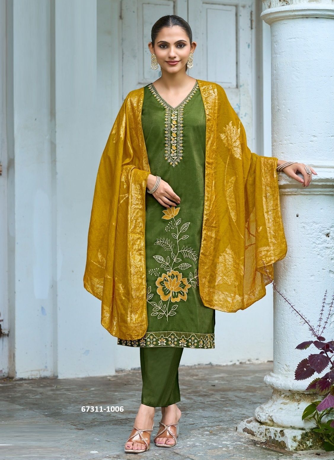 SANSKAR - Catalog # 67311 (Set of 8 Readymade Salwar Suits) SANSKAR - Catalog # 67311 (Set of 8 Readymade Salwar Suits)