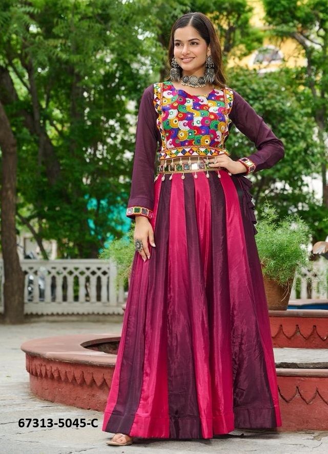 NAVRATRI NIGHTS - Catalog # 67313 (Set of 4 Readymade Lehengas) NAVRATRI NIGHTS - Catalog # 67313 (Set of 4 Readymade Lehengas)
