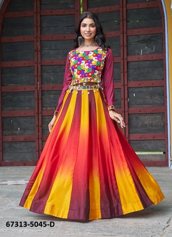 NAVRATRI NIGHTS - Catalog # 67313 (Set of 4 Readymade Lehengas) NAVRATRI NIGHTS - Catalog # 67313 (Set of 4 Readymade Lehengas)