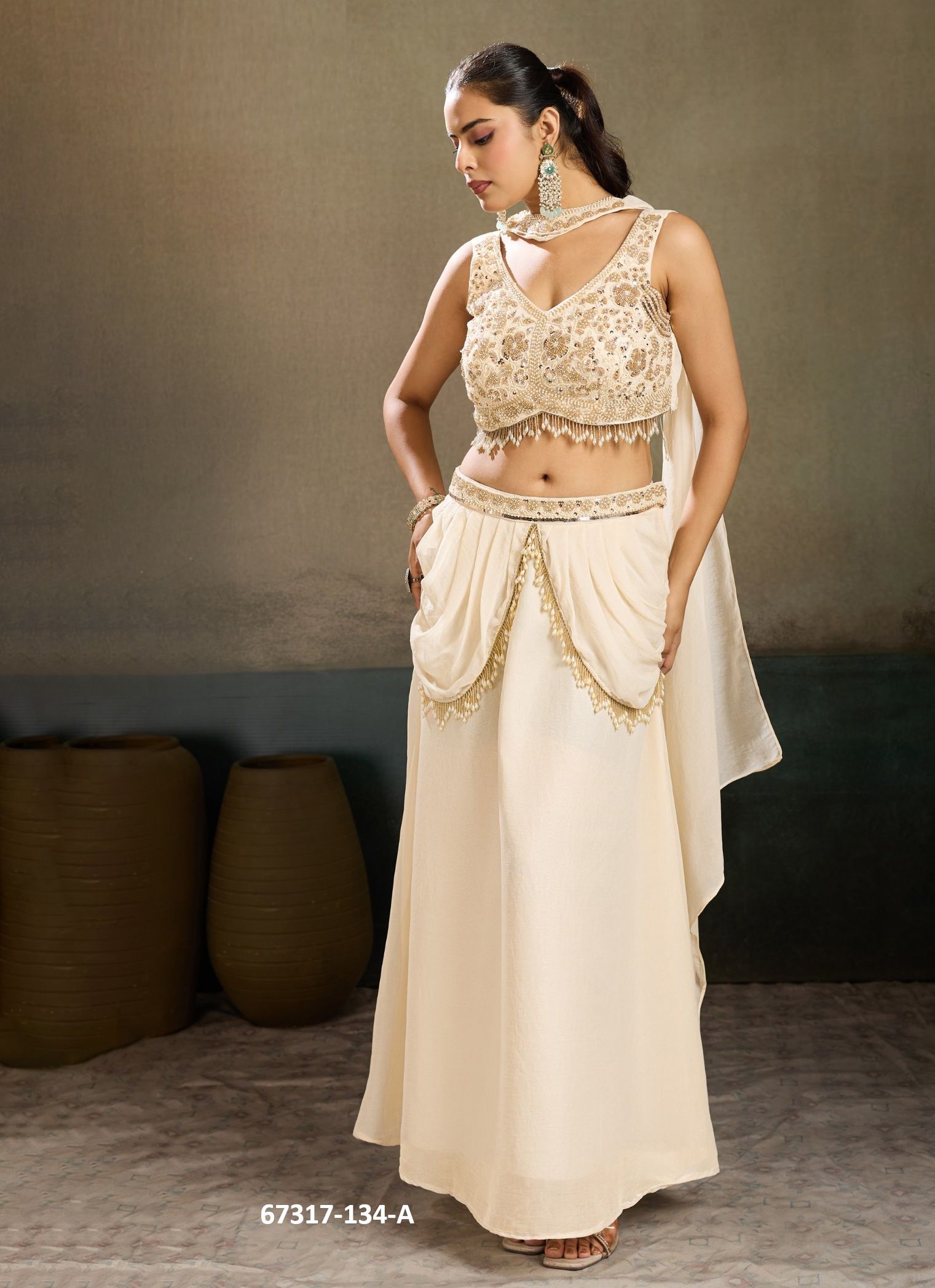 ZELLY - Catalog # 67317 (Set of 7 Indo-Western Outfits) ZELLY - Catalog # 67317 (Set of 7 Indo-Western Outfits)
