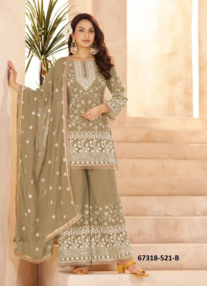 DEMO - Catalog # 67318 (Set of 4 Readymade Salwar Suits) DEMO - Catalog # 67318 (Set of 4 Readymade Salwar Suits)
