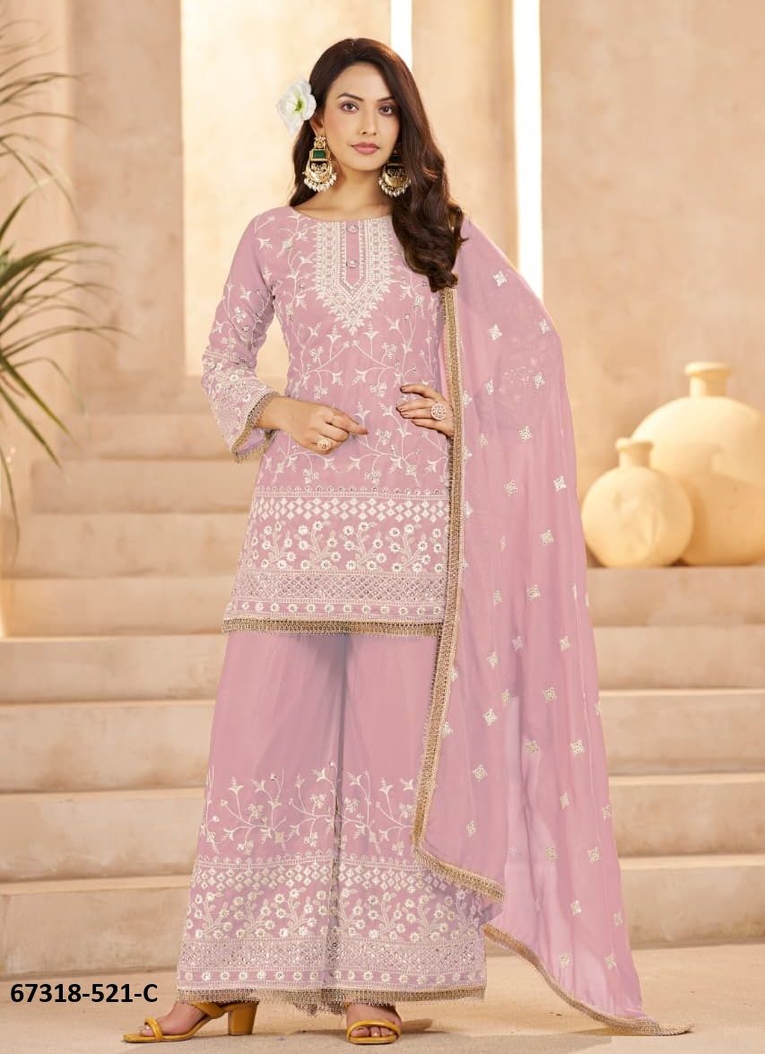 DEMO - Catalog # 67318 (Set of 4 Readymade Salwar Suits) DEMO - Catalog # 67318 (Set of 4 Readymade Salwar Suits)