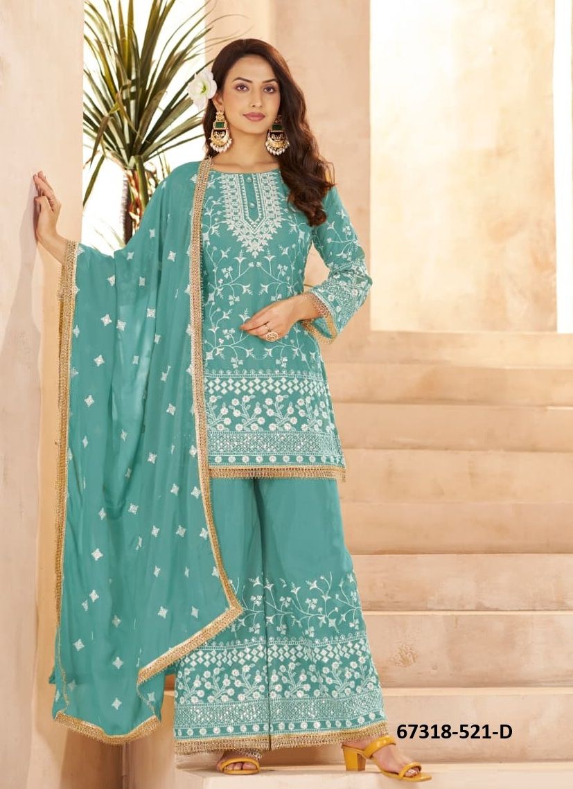 DEMO - Catalog # 67318 (Set of 4 Readymade Salwar Suits) DEMO - Catalog # 67318 (Set of 4 Readymade Salwar Suits)
