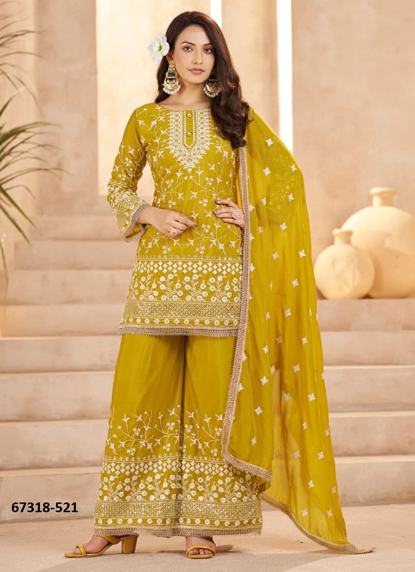 DEMO - Catalog # 67318 (Set of 4 Readymade Salwar Suits) DEMO - Catalog # 67318 (Set of 4 Readymade Salwar Suits)