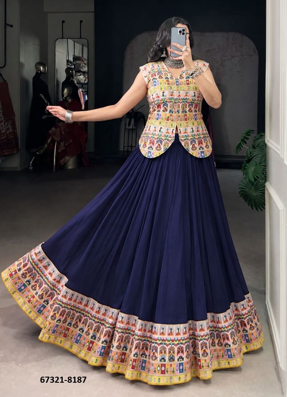 DANDIA NIGHTS 2026 - Catalog # 67321 (Set of 4 Readymade Lehengas) DANDIA NIGHTS 2026 - Catalog # 67321 (Set of 4 Readymade Lehengas)