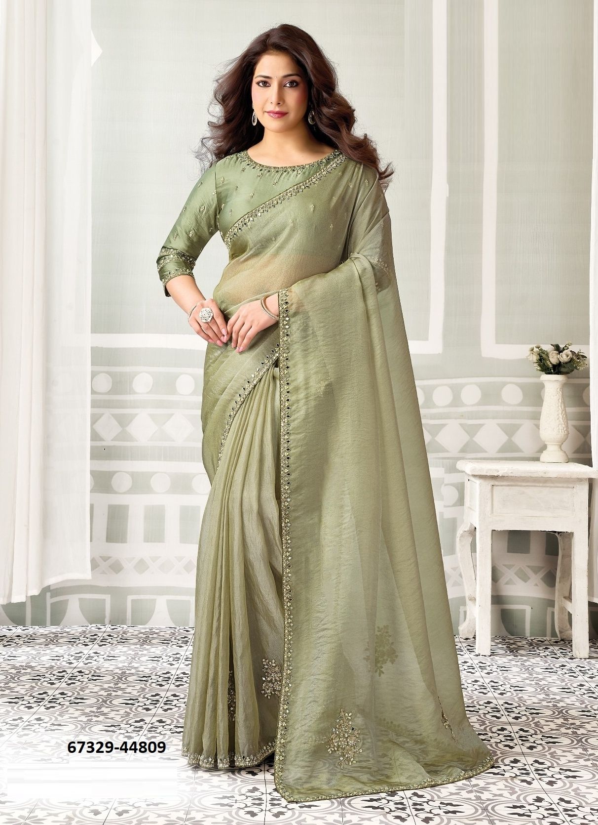 SILICON - Catalog # 67329 (Set of 17 Sarees) SILICON - Catalog # 67329 (Set of 17 Sarees)