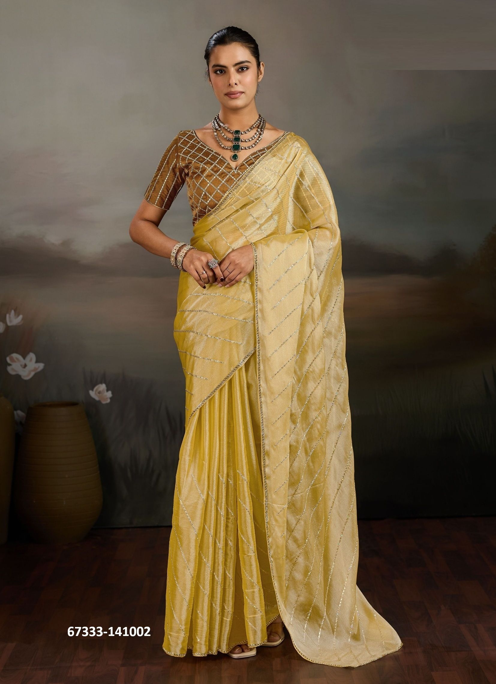 KINDA CHIC - Catalog # 67333 (Set of 4 Sarees)