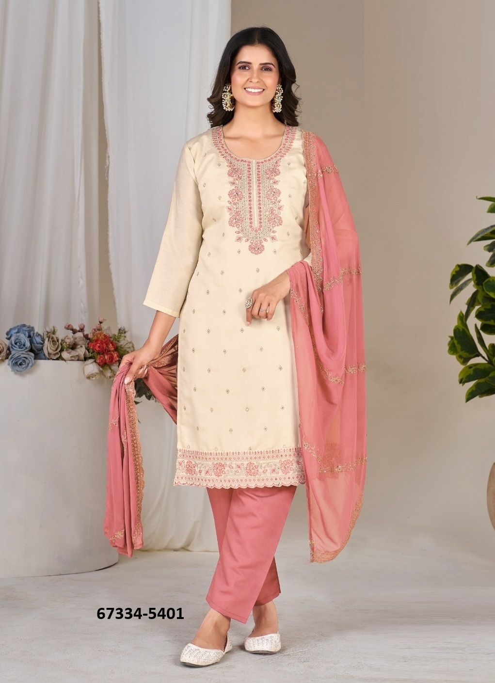 TANIA - Catalog # 67334 (Set of 24 SIZE-SETS [Readymade Salwar Suits])