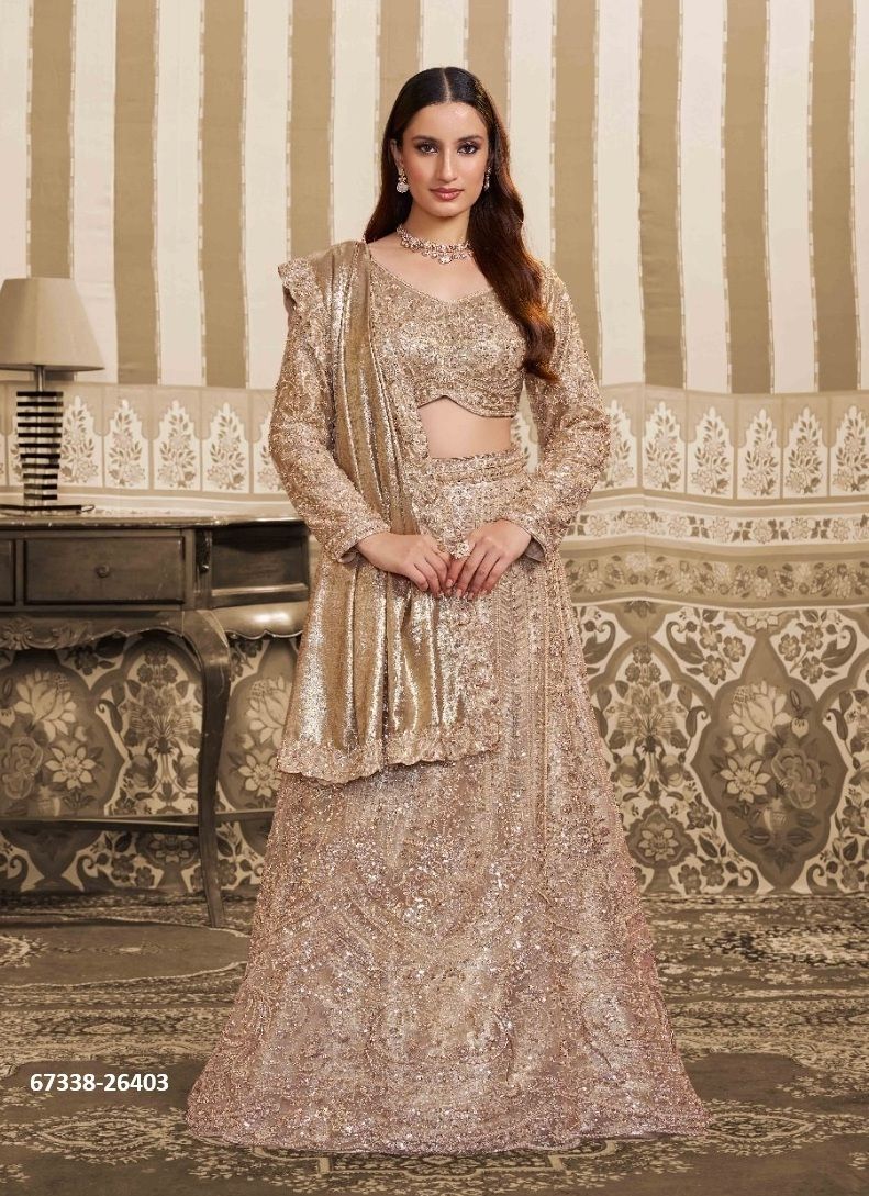 STELLAR - Catalog # 67338 (Set of 6 Readymade Lehengas)