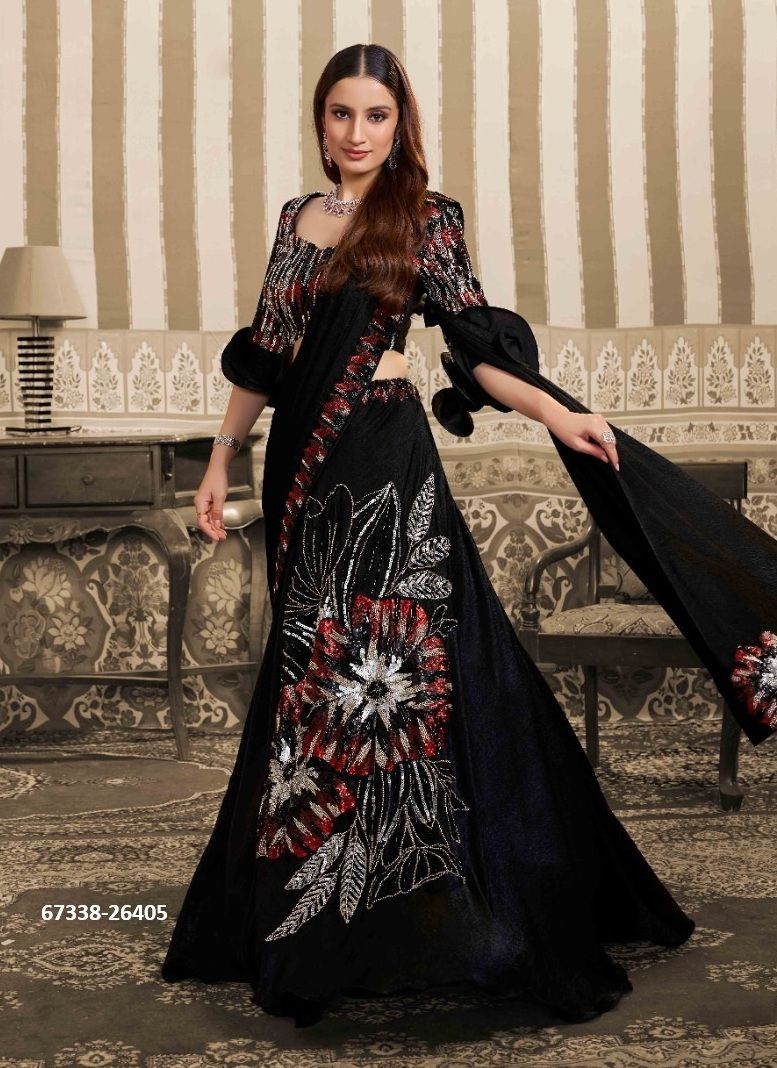STELLAR - Catalog # 67338 (Set of 6 Readymade Lehengas)