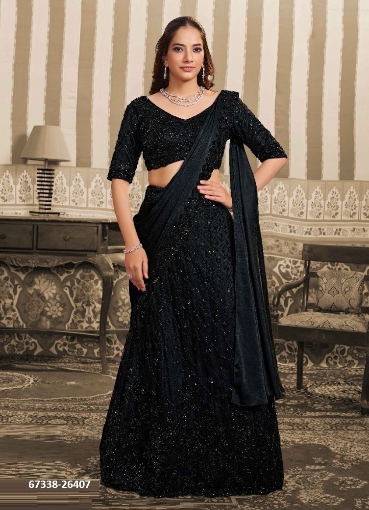 STELLAR - Catalog # 67338 (Set of 6 Readymade Lehengas)