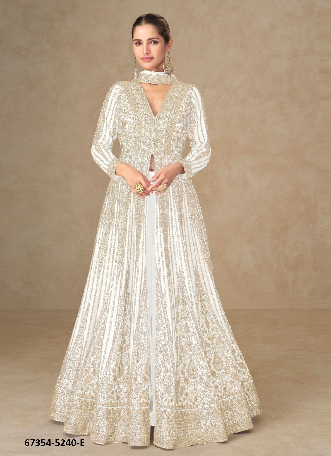 SHUBANGINI - Catalog # 67354 (Set of 5 Readymade Gowns)